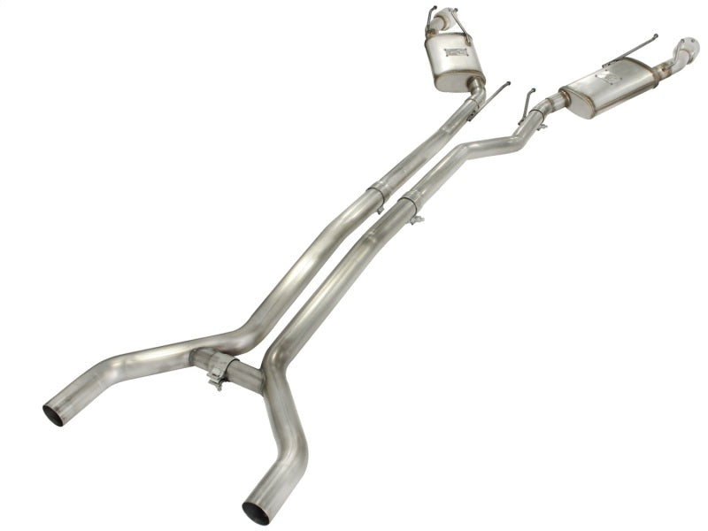 aFe MACHForce XP Exhaust 2.5in Stainless Steel CB/10-13 Chevy Camaro - 49-44042-P