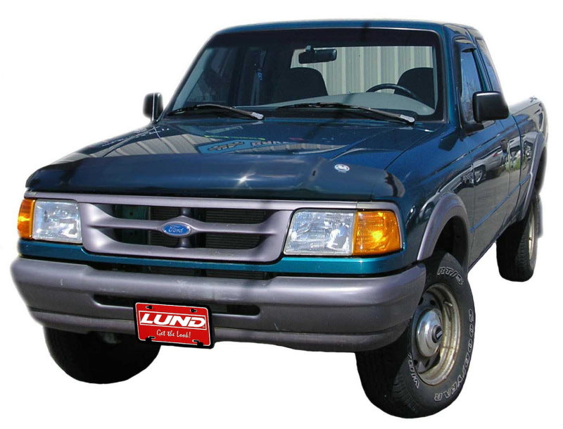 AVS 93-97 Ford Ranger High Profile Bugflector II Hood Shield - 24854