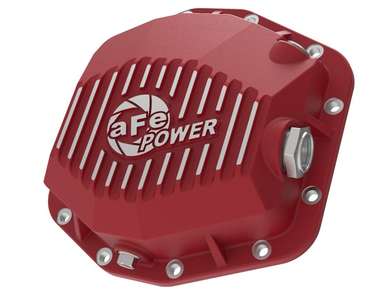 aFe Pro Series Rear Differential Cover Red 2018+ Jeep Wrangler - 46-71000R
