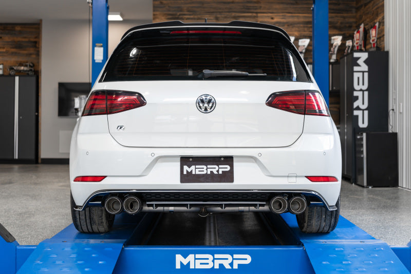 MBRP 15-19 VW Golf R MK7/MK7.5 3in T304 Cat Back - S46033CF
