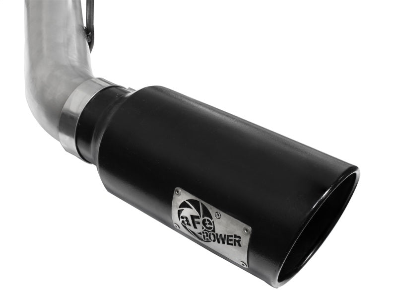 aFe Atlas Exhaust 4in DPF-Back Al Steel 11-14 Ford Diesel - 49-03065-B
