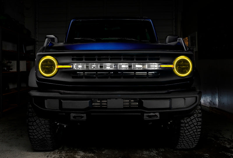 Oracle 21-22 Ford Bronco Headlight Halo Kit w/DRL Bar - - 1471-330