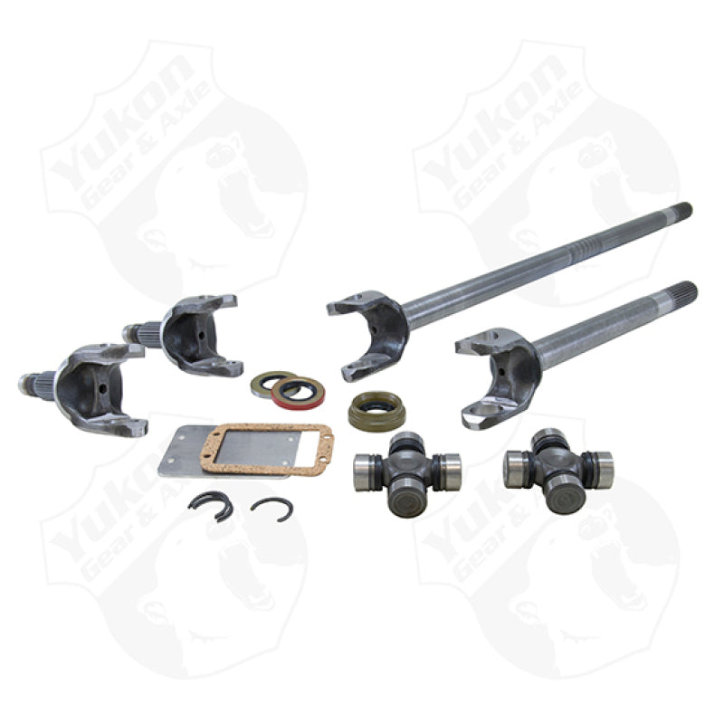 Yukon Gear 4340 Chrome-Moly Replacement Axle Kit For Jeep TJ - YA W24162
