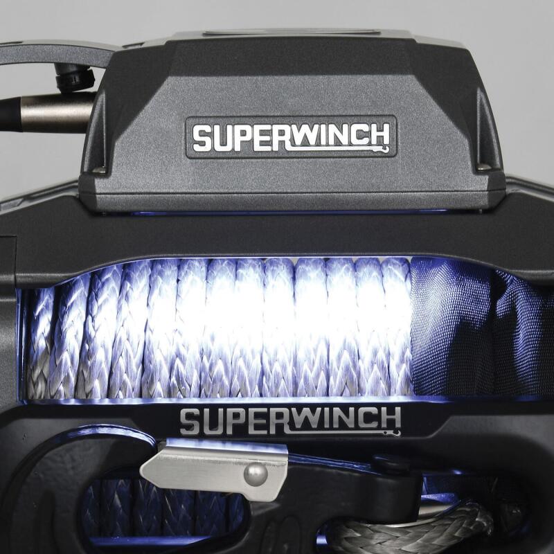 Superwinch 12000 LBS 12V DC 3/8in x 80ft Synthetic Rope - 1712201