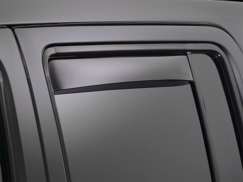 WeatherTech 2015+ Chrysler 200 Rear Side Window Deflectors - Dark - 81770
