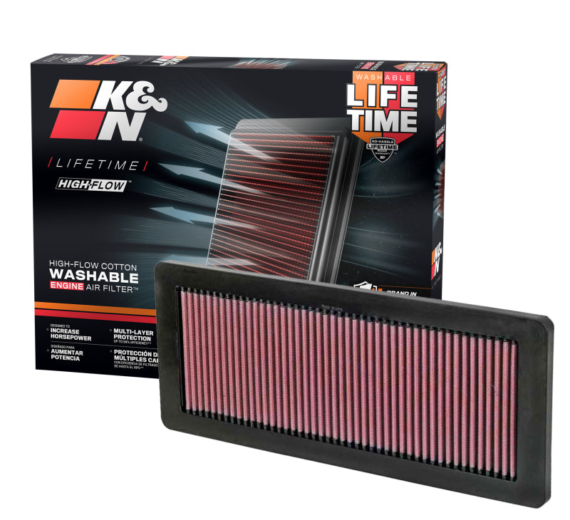 K&N 07-09+ Mini Cooper S R56 Drop In Air Filter - 33-2936