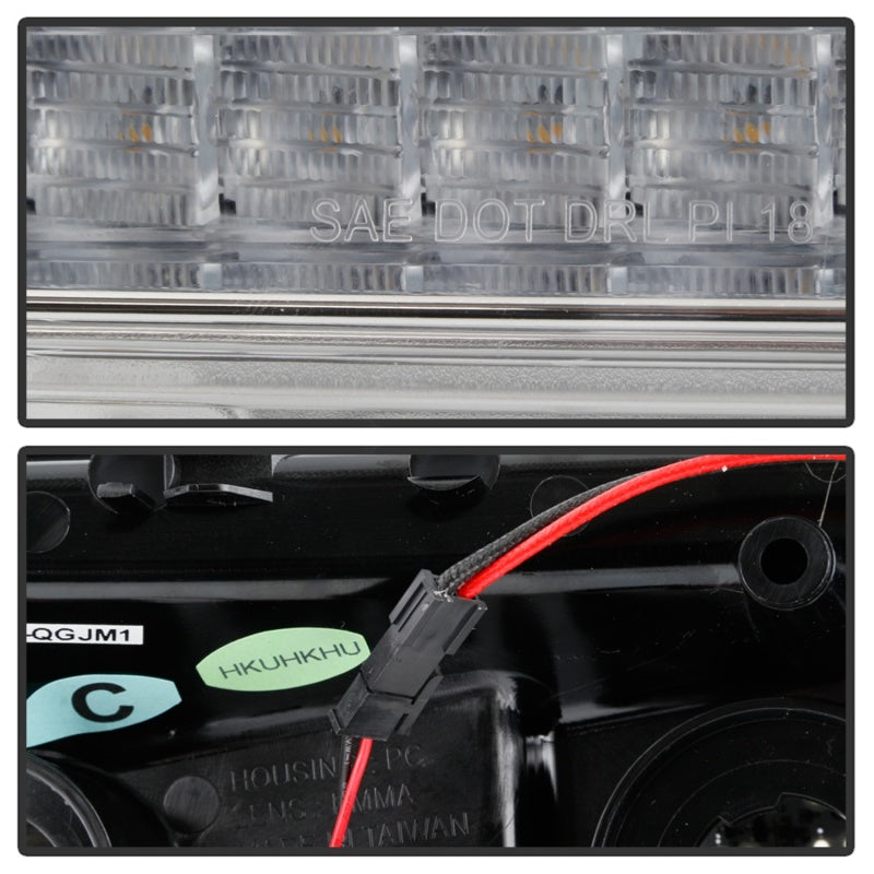 Spyder Jeep Wrangler 2018-2019 (Halogen Model Only) LED Front Bumper - 5086778