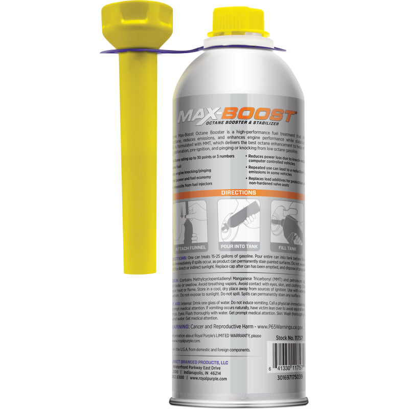 Royal Purple Max-Boost Octane Booster - 16oz - 06757 - 6/pkg