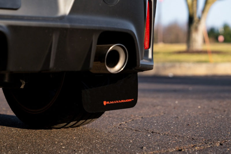 Rally Armor 23-25 Toyota GR Corolla Black UR Mud Flap - MF89-UR-BLK-WH