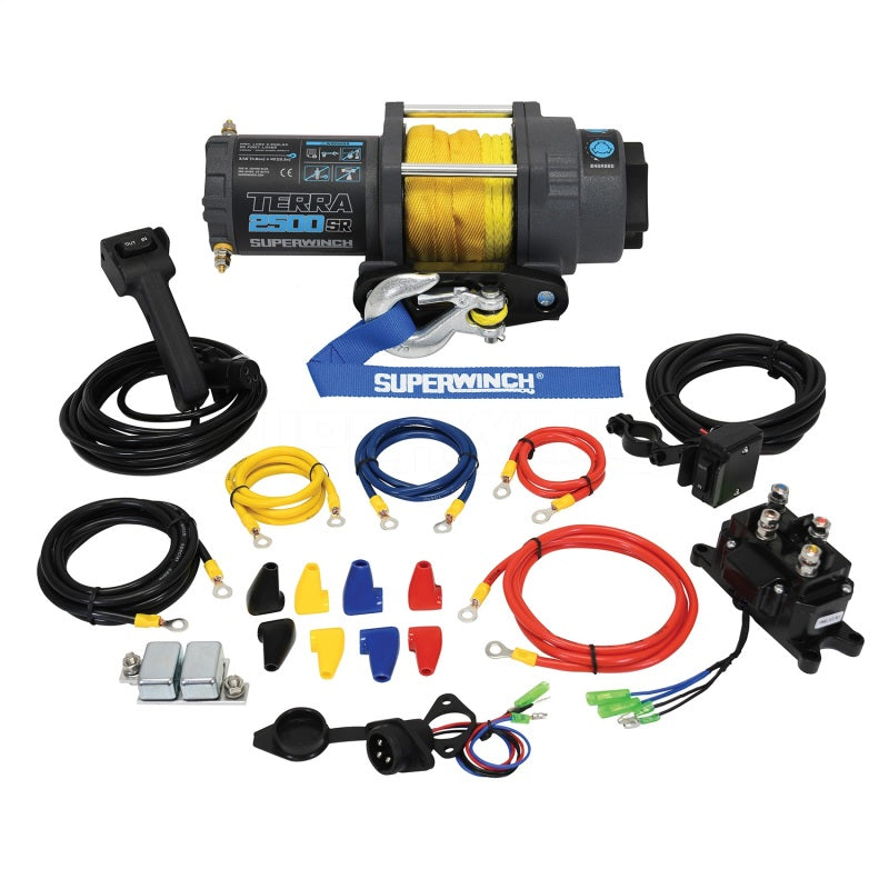 Superwinch 2500 LBS 12V DC 3/16in x 40ft Synthetic Rope - 1125270