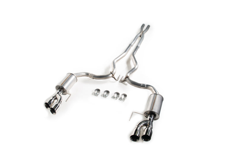 Roush 2018-2024 Ford Mustang 5.0L V8 Cat-Back Exhaust Kit (Fastback - 422093