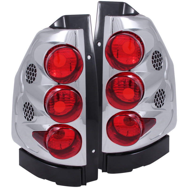 ANZO 2002-2008 Gmc Envoy Taillights Chrome - 211091