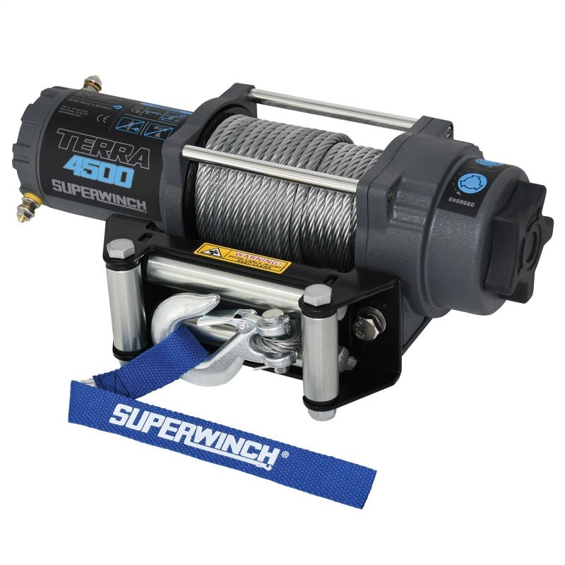 Superwinch 4500 LBS 12V DC 15/64in x 50ft Steel Rope - 1145260