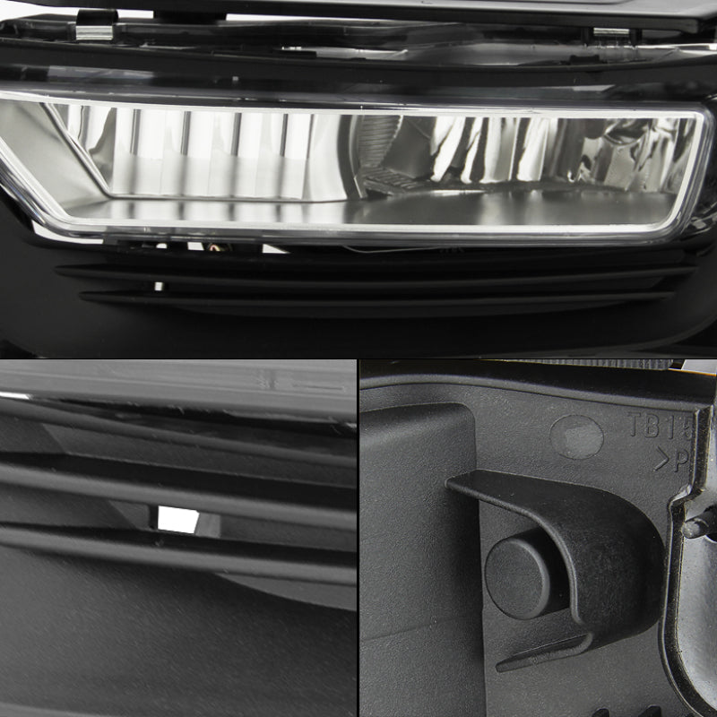 Spyder Honda Accord 2013-2015 4Dr OEM Fog Lights W/Switch- Clear - 5076083