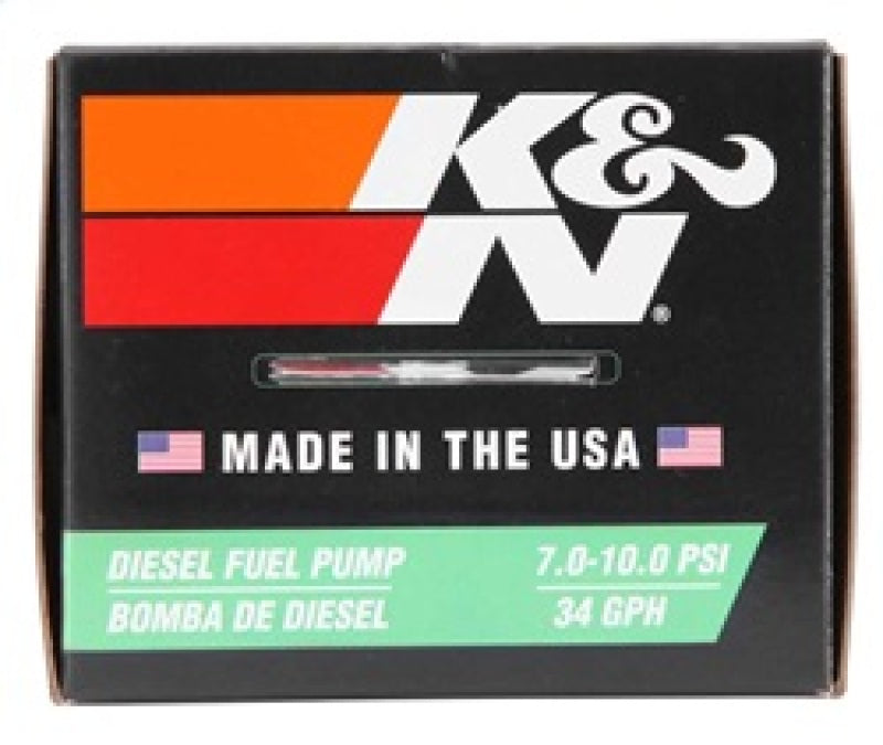 K&N Performance Electric Fuel Pump 9-11.5 PSI Diesel - 81-0403