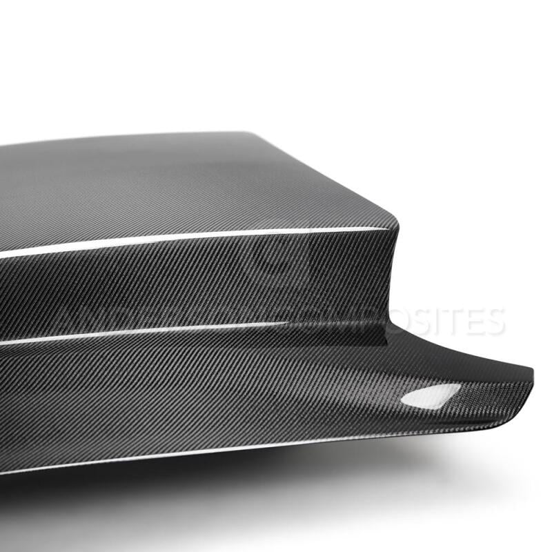 Anderson Composites 2018 Ford Mustang Double Sided Type-CJ 4in Carbon - AC-HD18FDMU-CJ-DS