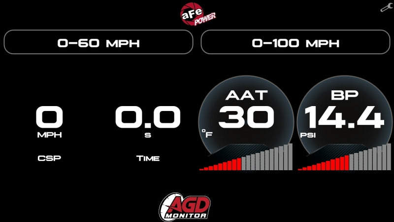 aFe AGD Advanced Gauge Display Digital 5.5in Monitor 08-18 Dodge/RAM/Ford/GM - 77-91001