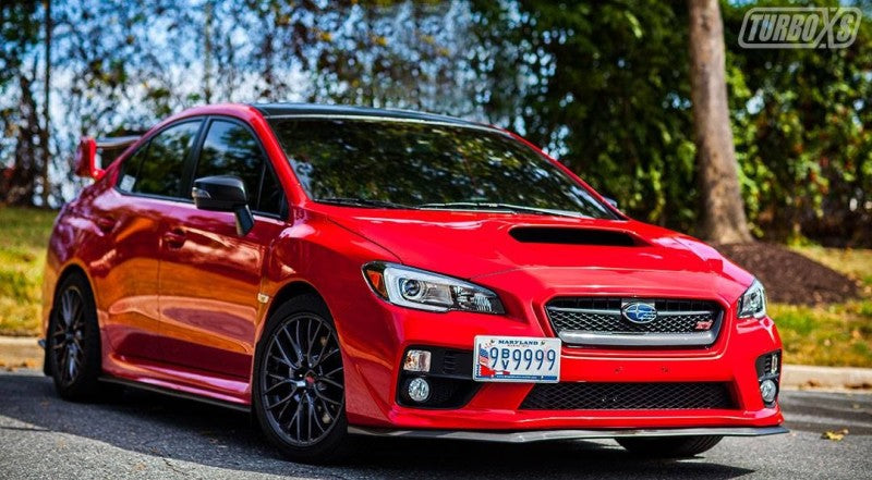 Turbo XS 15-17 Subaru WRX/STI License Plate Relocation Kit - TOWTAG-W15