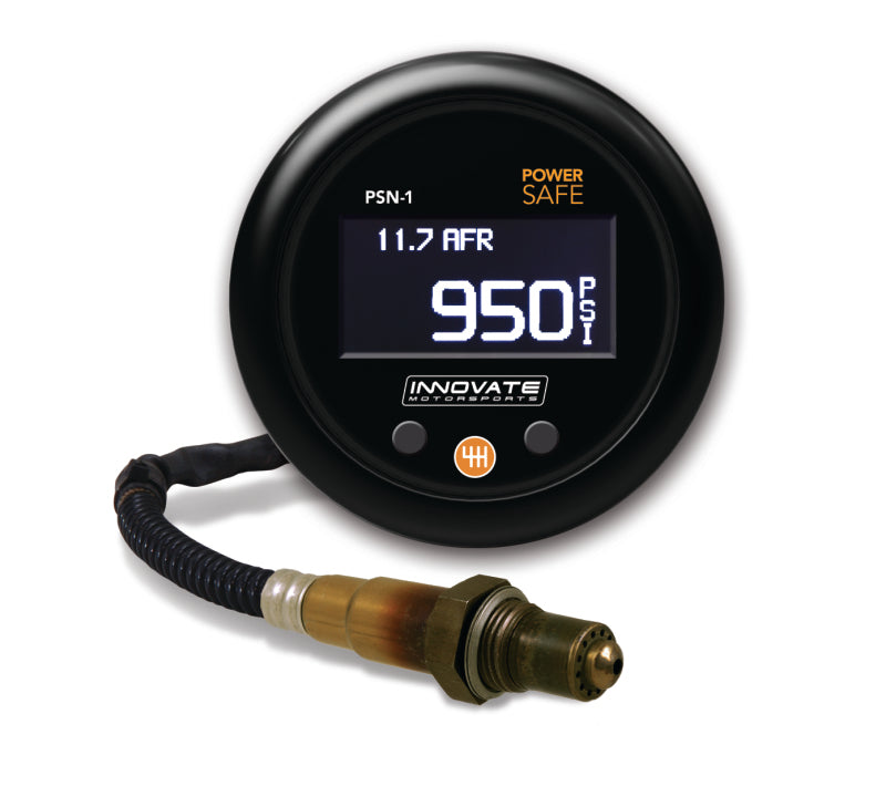 Innovate PSN-1 PowerSafe Nitrous Bottle Pressure / Wideband O2 Gauge - 3893