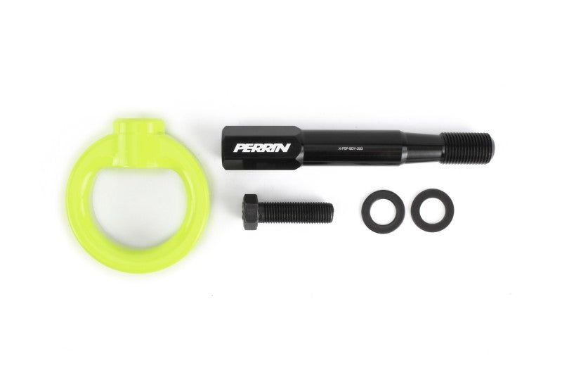 PERRIN 15-17 Subaru WRX/STI Tow Hook Kit (Front) - Neon - PSP-BDY-232NY
