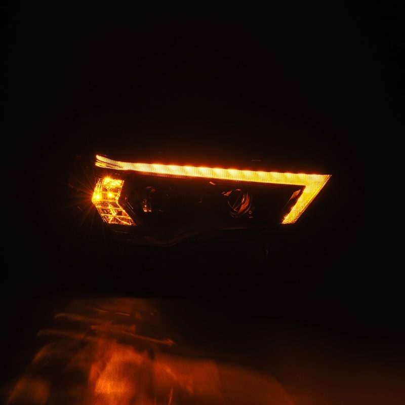 AlphaRex 14-20 Toyota 4Runner PRO-Series LED Proj Headlights Alpha-Black w/Sequential - 880850