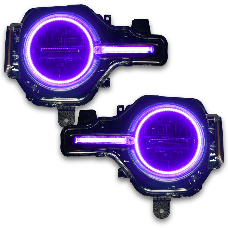 Oracle 21-22 Ford Bronco Headlight Halo Kit w/DRL Bar - - 1471-330