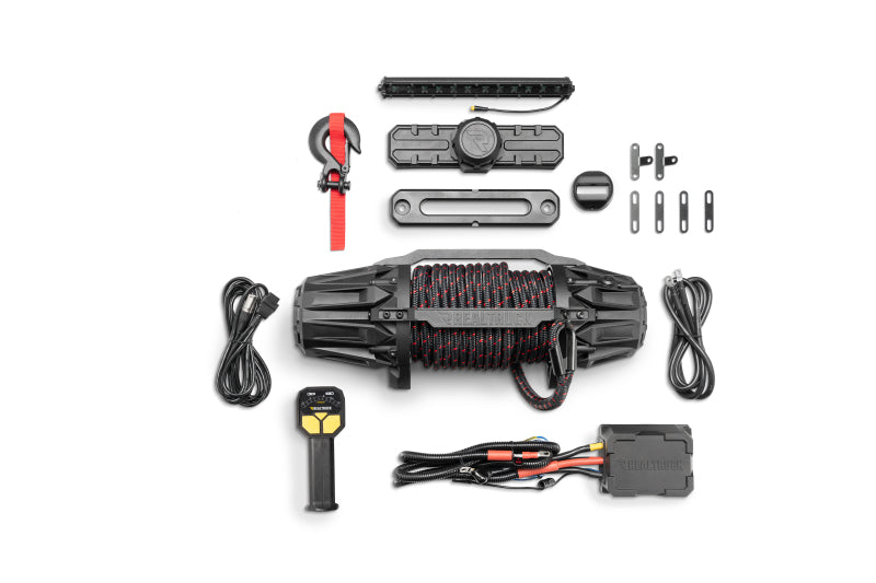 RealTruck Universal Traction Recovery 10K Winch - Black - XG-W10000KB