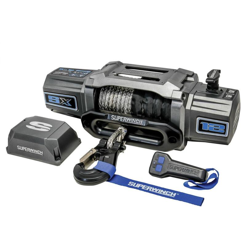 Superwinch 12000 LBS 12V DC 3/8in x 80ft Synthetic Rope - 1712201