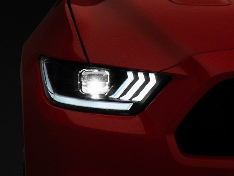 Raxiom 15-17 Ford Mustang GT350 GT500 LED Projector Headlights- Blk - 407613