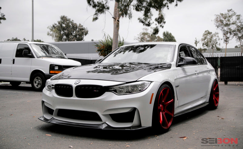 Seibon 2014+ BMW F80 OE Style Carbon Fiber Hood - HD14BMWF80-OE