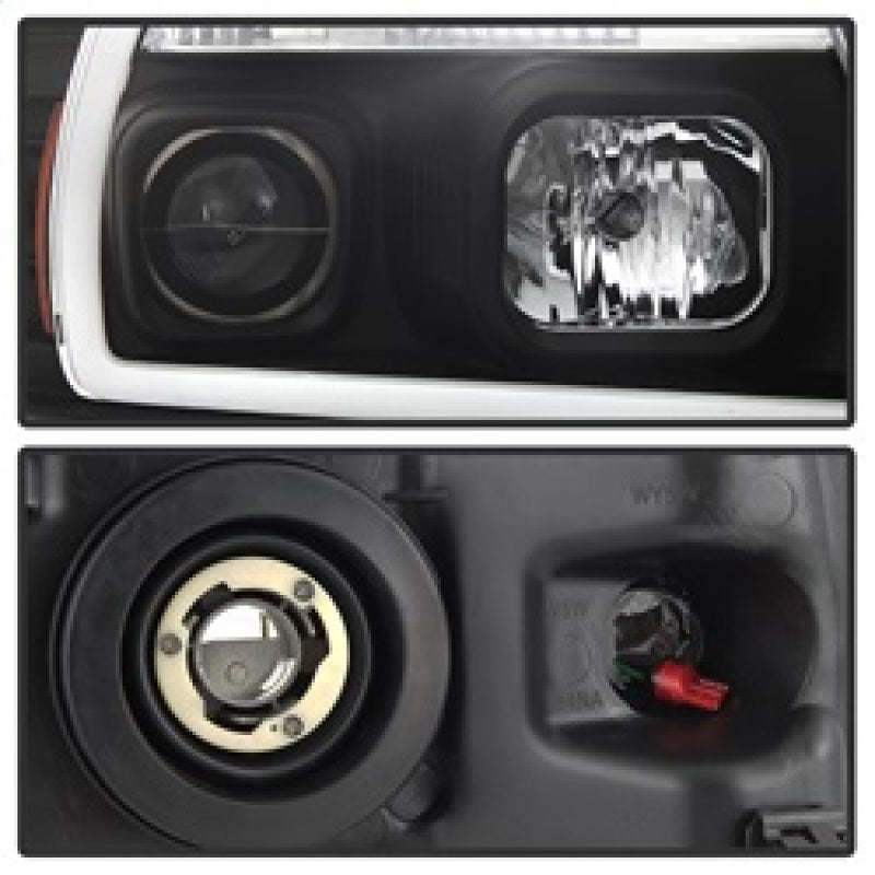 Spyder 04-08 Ford F-150 Projector Headlights - Light Bar DRL - 5084484