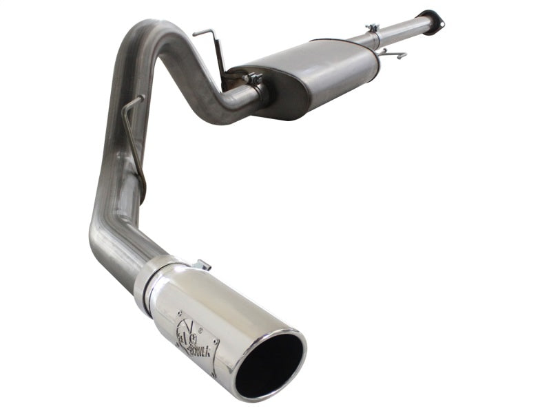 aFe MACHForce XP SS Exhaust 3in Cat-Back w/4.5in Polished Tip - 49-43067-P