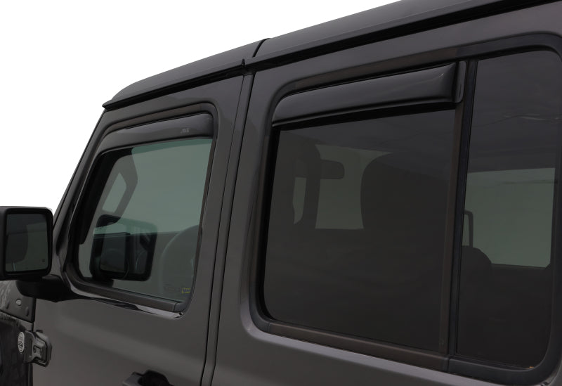 AVS 2018 Jeep Wrangler Unlimited (4-Door) Ventvisor In-Channel Window Deflectors - 194811