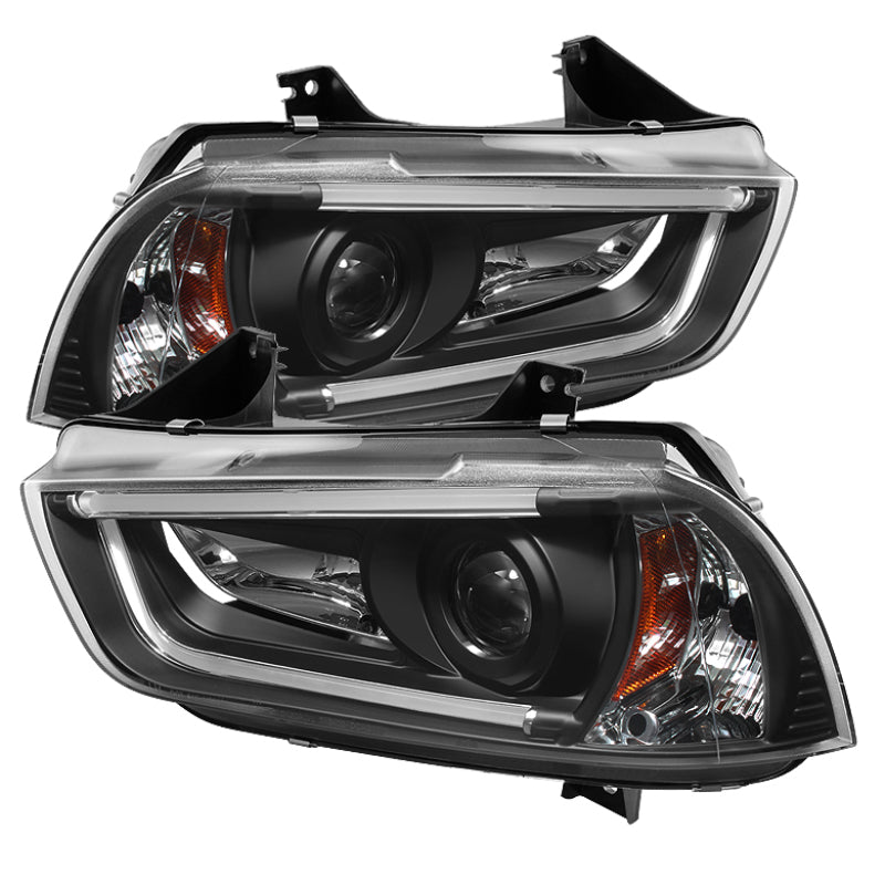 Spyder Dodge Charger 11-14 Projector Headlights Xenon/HID- Light DRL Blk - 5074201