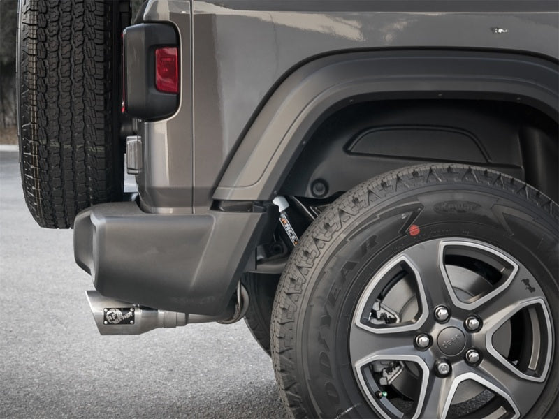 aFe Rebel Series 2.5in 409 SS Cat-Back Exhaust w/ Polished - 49-48066-P