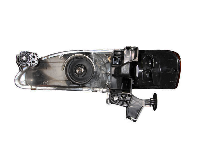ANZO 1998-2000 Toyota Corolla Crystal Headlights Black - 121131