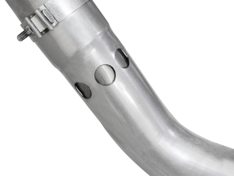 aFe Atlas Exhaust 4in DPF-Back Al Steel 11-14 Ford Diesel - 49-03065-B