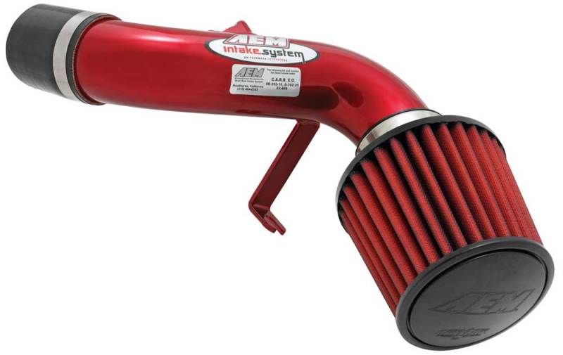 AEM 03-04 Corolla CE/LE/S Red Short Ram Intake - 22-469R