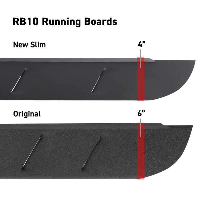 Go Rhino RB10 Slim Running Boards - Universal 68in. (Fits - 630068ST