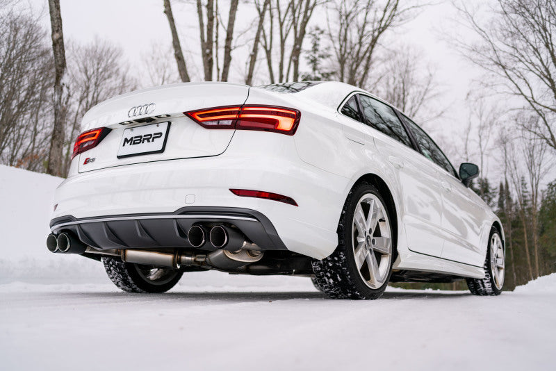 MBRP 15-18 Audi S3 304SS 3in Quad Split Rear Exit - S4601304