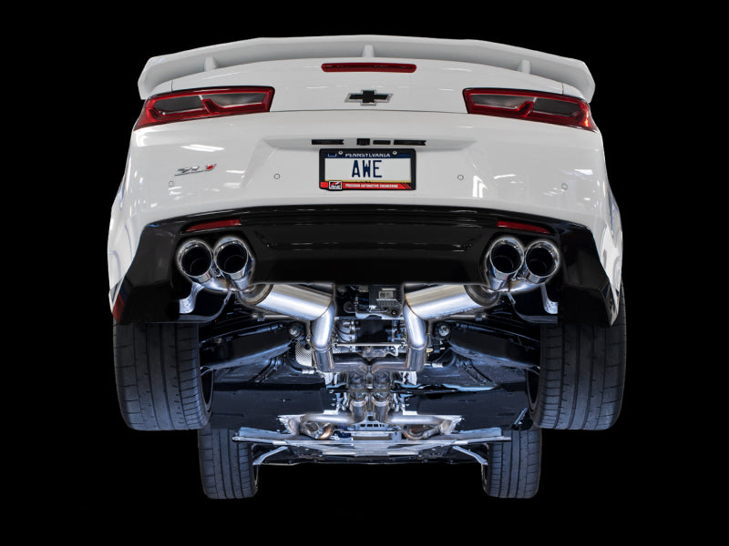AWE Tuning 16-19 Chevy Camaro SS Res Cat-Back Exhaust -Touring - 3015-42092