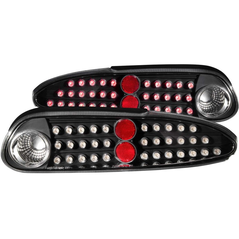 ANZO 1993-2002 Chevrolet Camaro LED Taillights Black - 321133