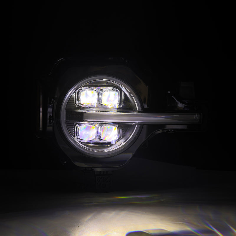 AlphaRex 21-23 Ford Bronco NOVA LED Projector Headlights Black - 880260
