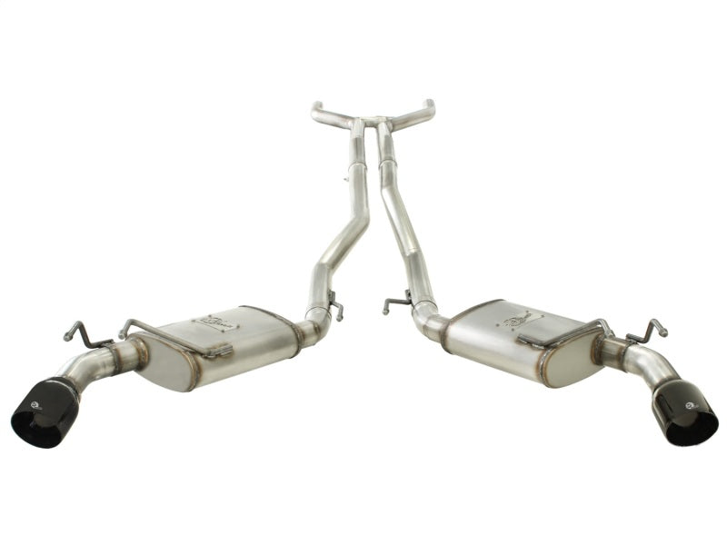 aFe MACHForce XP Exhaust 2.5in Stainless Steel CB/10-13 Chevy Camaro - 49-44042-B