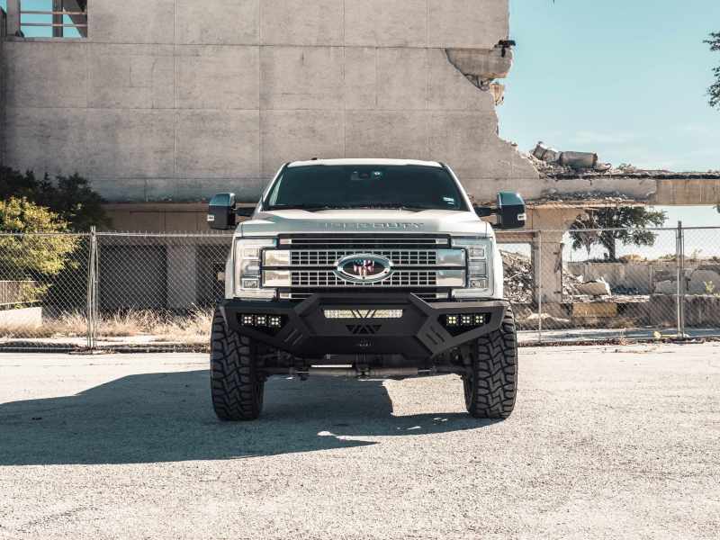 Road Armor 17-20 Ford F-250 SPARTAN Front Bumper Bolt-On Pre-Runner - 6172XFPRB