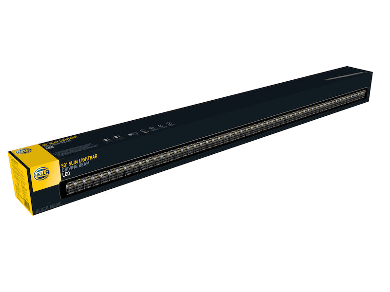 Hella Universal Black Magic 50in Thin Light Bar - Driving - 358176331