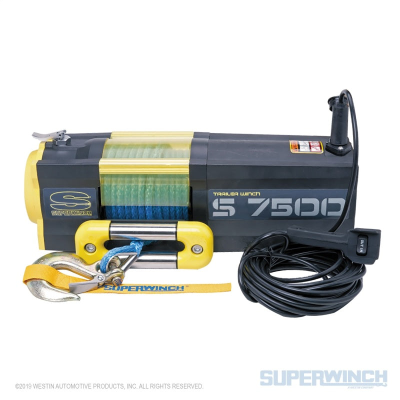 Superwinch 7500 LBS 12V DC 5/16in x 54ft Synthetic Rope - 1475201