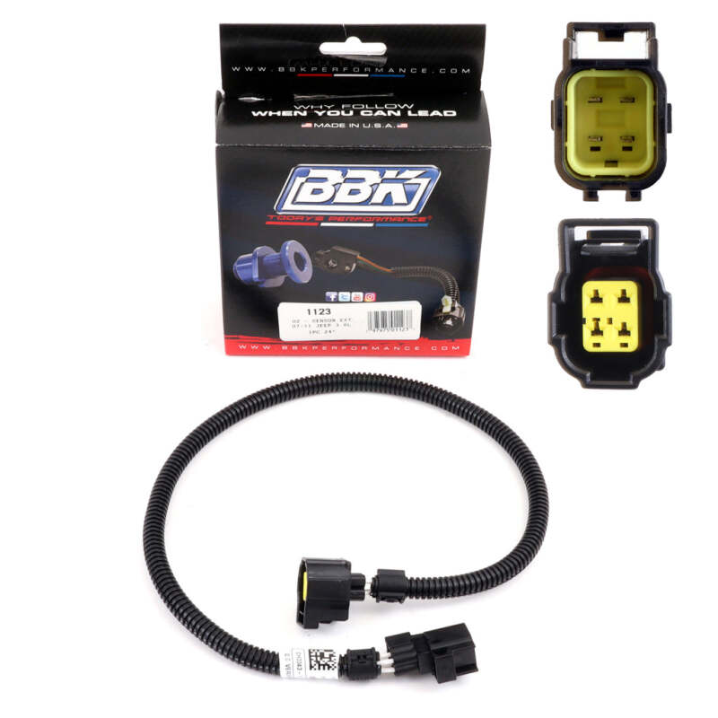 BBK 07-11 Jeep Wrangler 3.8L O2 Sensor Wire Harness Extension - 1123