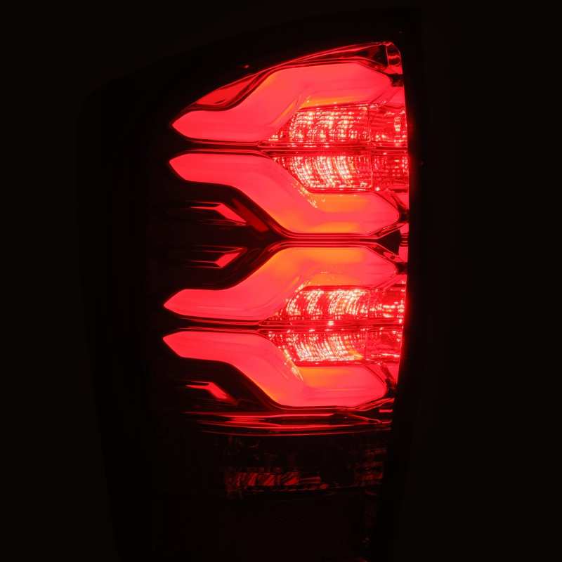 AlphaRex 16-20 Toyota Tacoma PRO-Series LED Tail Lights Red Smoke - 680020