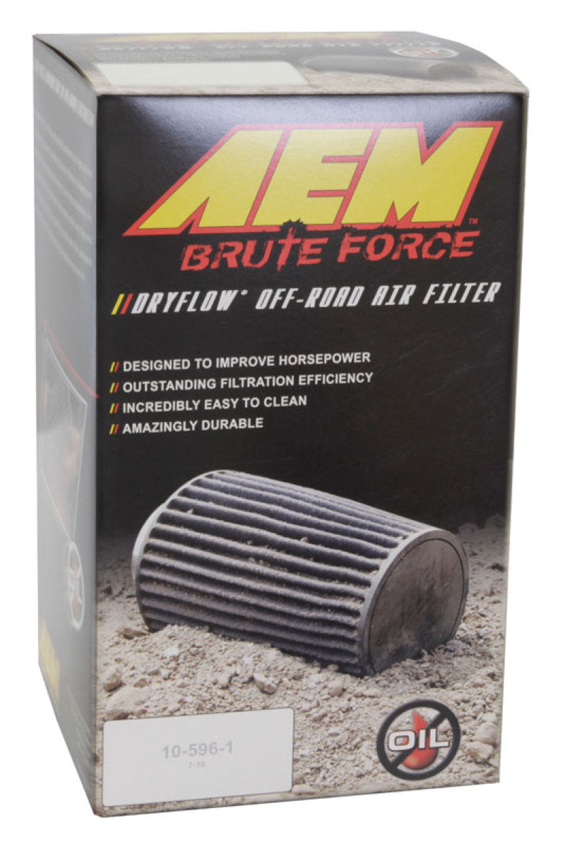 AEM 3.5 in x 9 in Dryflow Conical Air Filter - 21-2049BF